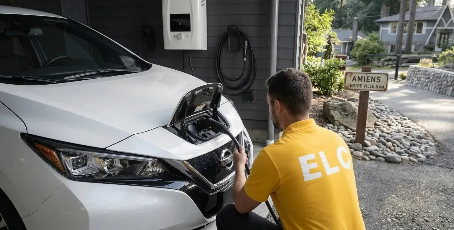 Borne de recharge IRVE à Chelles